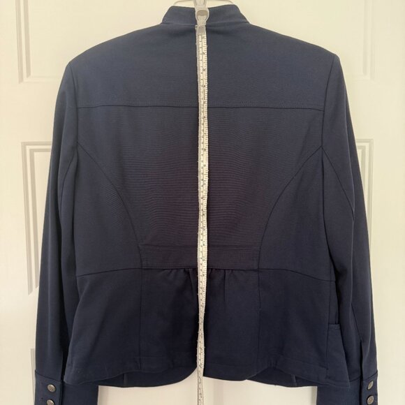 INC International Concepts - Navy Military Jacket - Size L - Picture 11 of 16